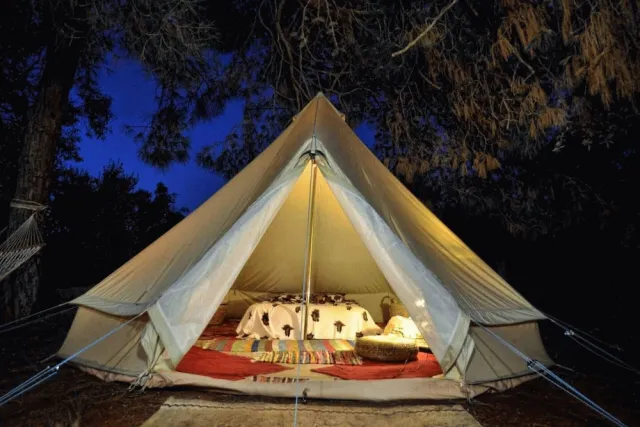 Hotellbilder av Glamping at a Lovely Tent in Skiaxtro- Marathopoli - nummer 1 av 29