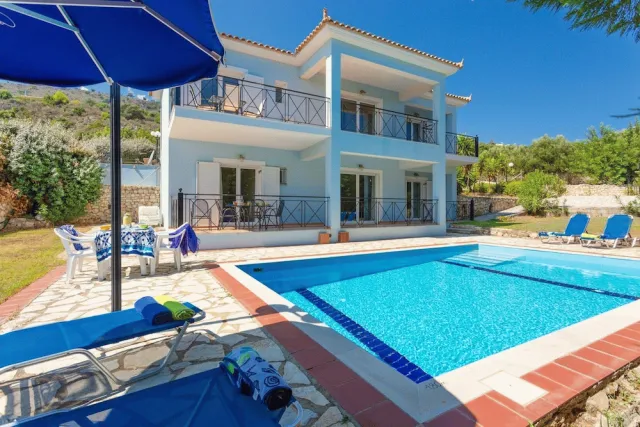 Hotellbilder av Skala Villa Blue Large Private Pool Walk to Beach Sea Views A C Wifi - 2824 - nummer 1 av 47