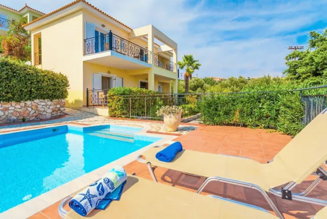 Hotellbilder av Skala Villa Yellow Large Private Pool Walk to Beach Sea Views A C Wifi - 2826 - nummer 1 av 47