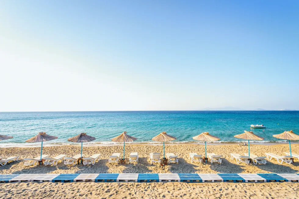 Kardamena har Kos længste strand 