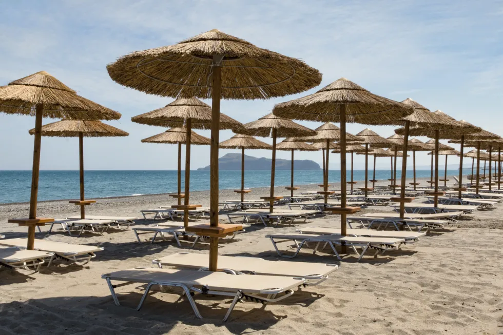 Velkommen til dejlige afslappende dage på stranden i Gerani 