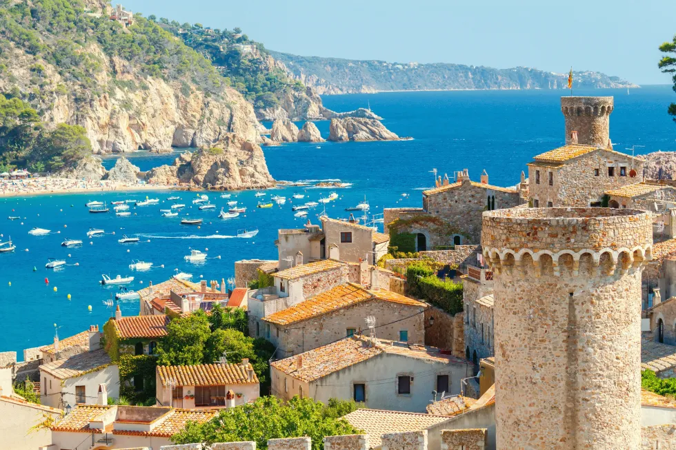 Smukke Tossa de Mar på Costa Brava 