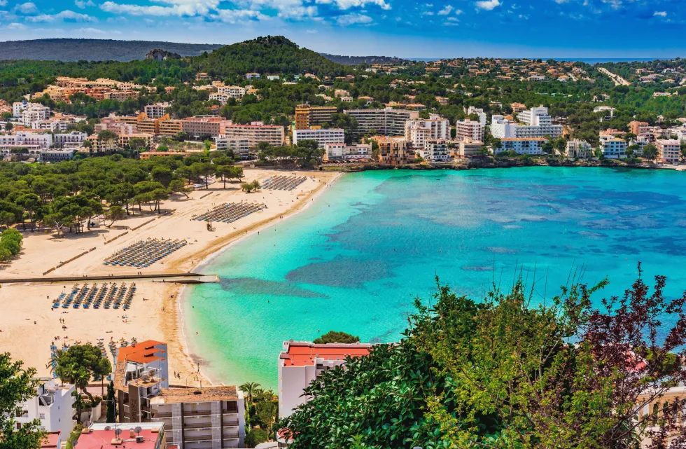 Stranden i Santa Ponsa 